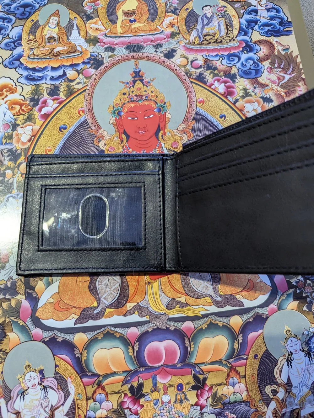 Rick and Morty Black Graphic Bifold Wallet - Official Style